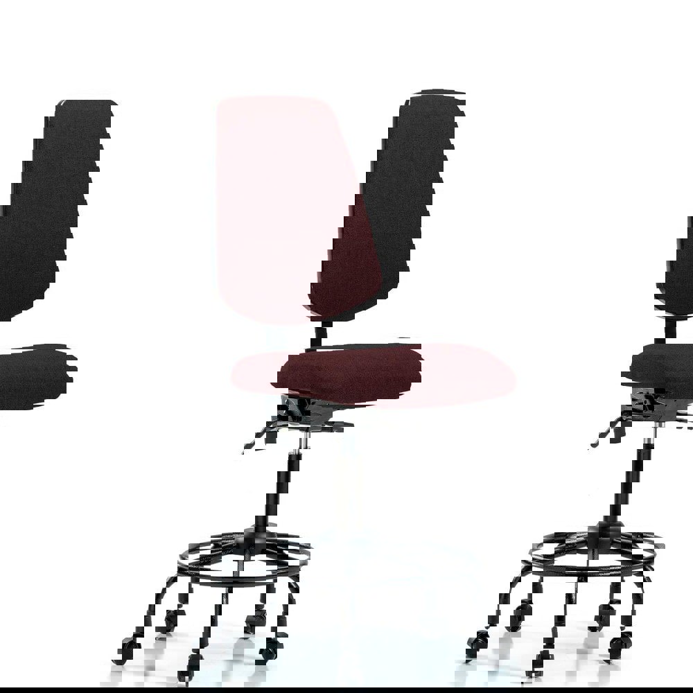 Task Chair: Olefin, Burgundy